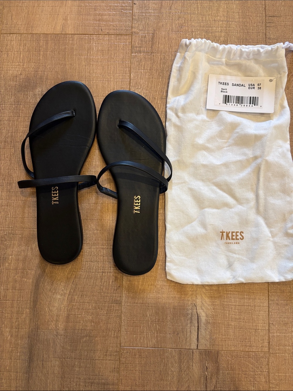 TKEES Sarit minimalist modern toe loop sandals